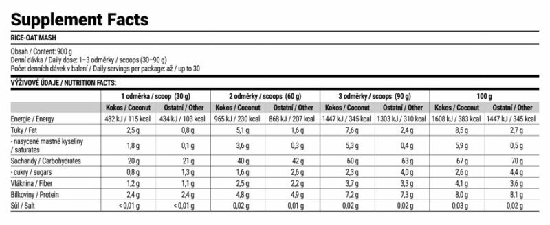 Extrifit RICE-OAT MASH Apfel-Zimt – Bild 2