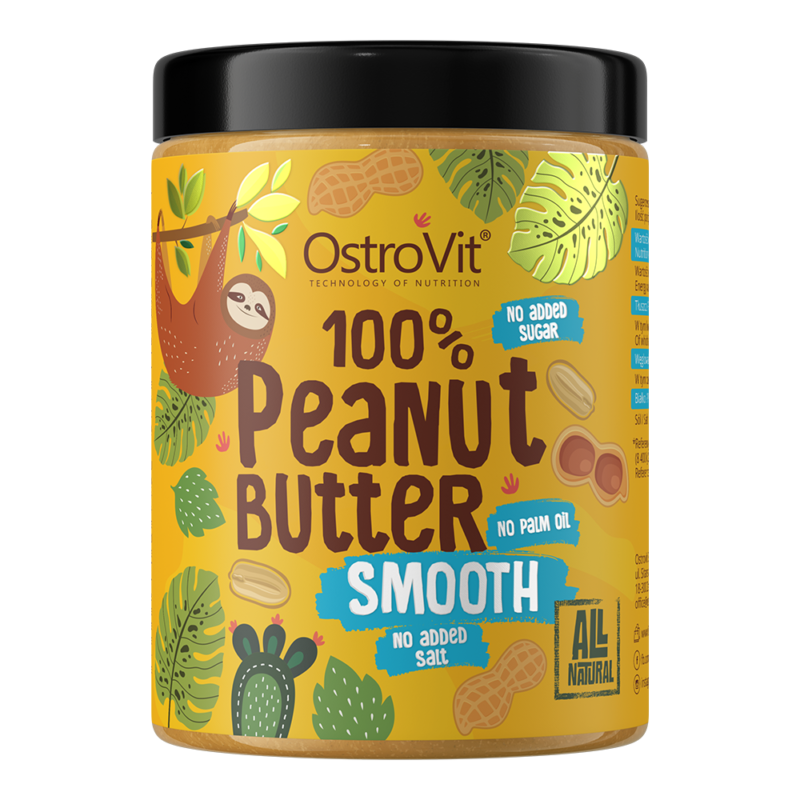 OstroVit Erdnussbutter 100% 1000 g Glatt