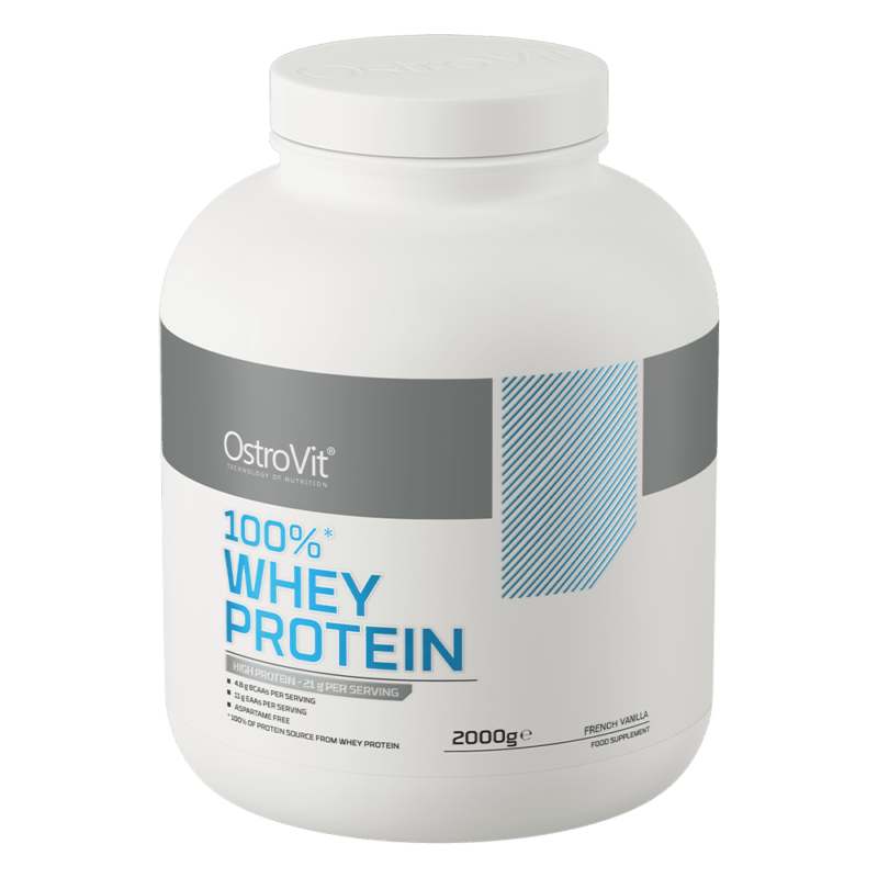 OstroVit 100% Whey Protein 2000 g  Französische Vanille – Bild 3