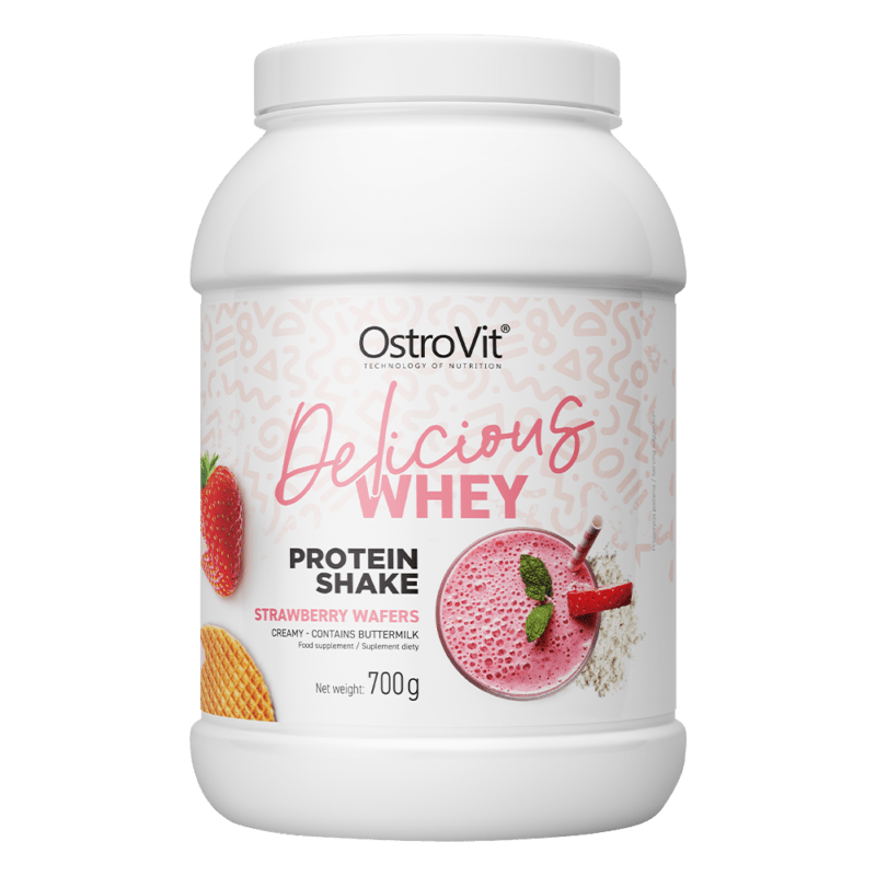 OstroVit Delicious WHEY 700 g Erdbeerwaffeln