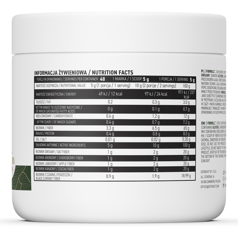 OstroVit Fibwell VEGE 240 g – Bild 2