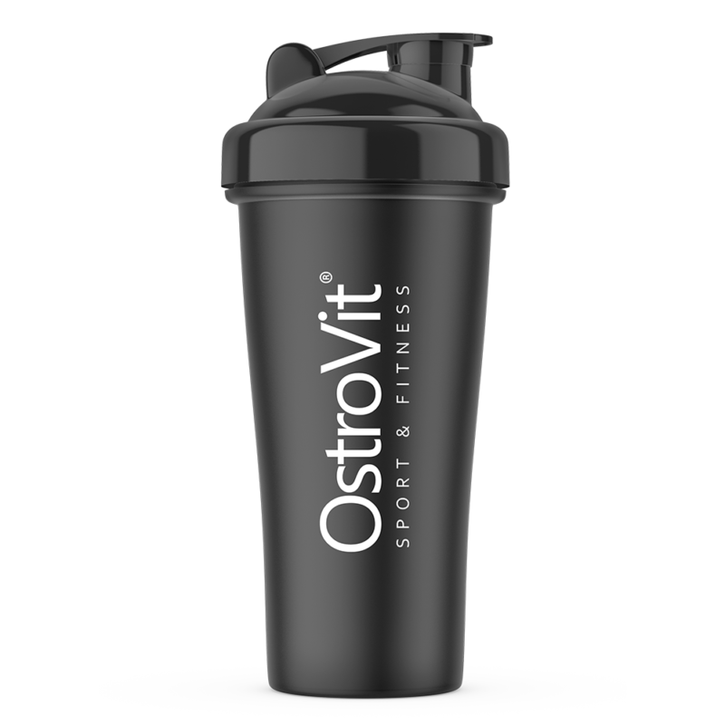 OstroVit Shaker Sport in schwarz Farbe 700 ml