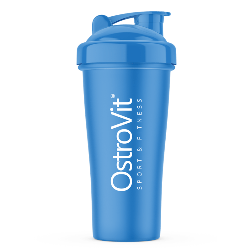 OstroVit Shaker Sport in blau Farbe 700 ml