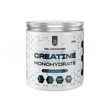 Nanosupps Creatine Monohydrate Blue Raspberry 300g