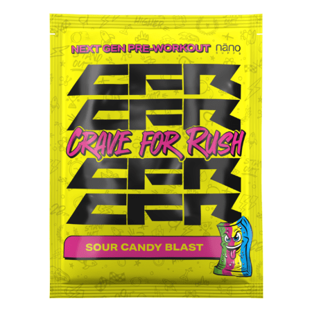 Nanosupps Crave For Rush Sour Candy Blast 20g