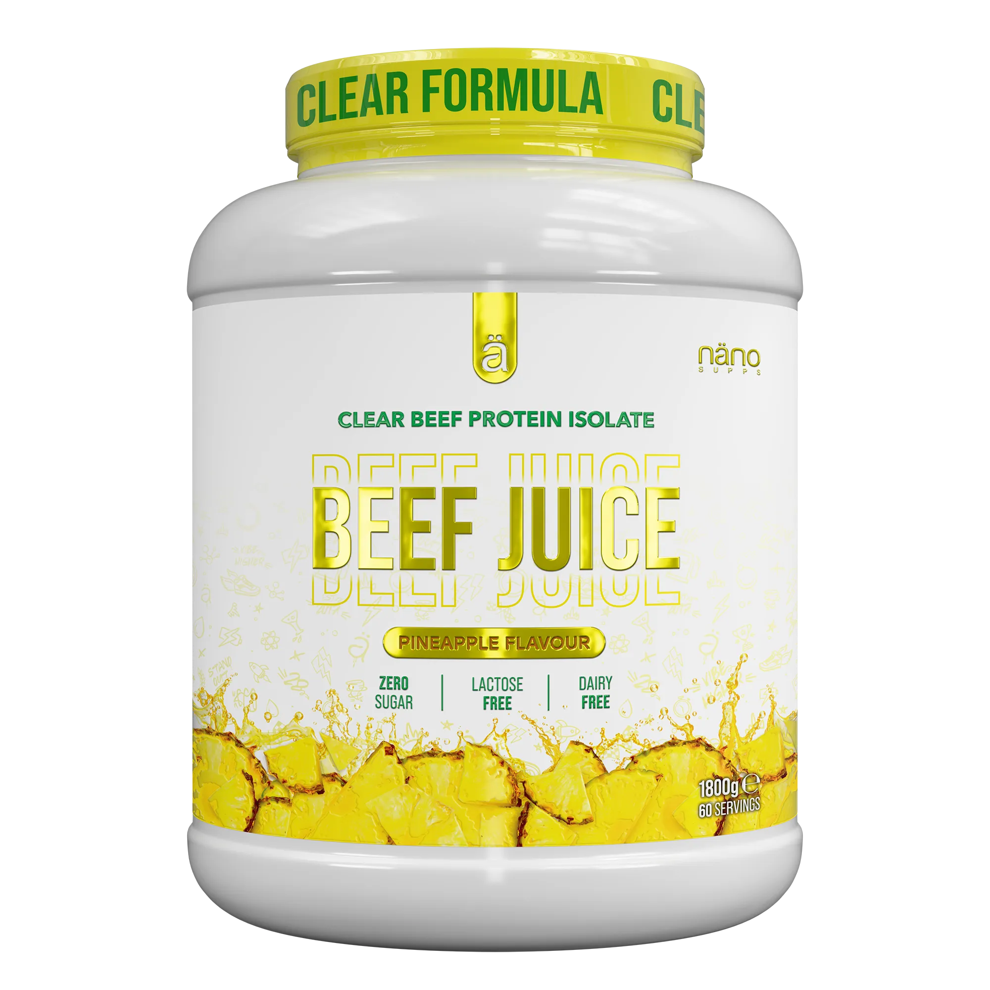 Nanosupps Beef Juice Pineapple-coconut 1800g