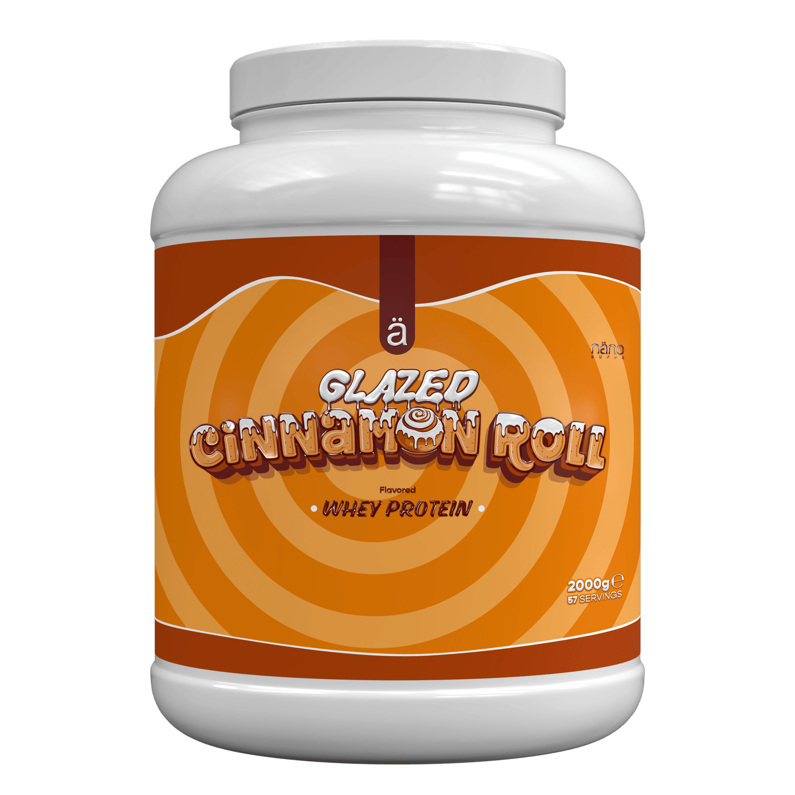 Nanosupps Whey Protein Glazed Cinnamon Roll 2000g