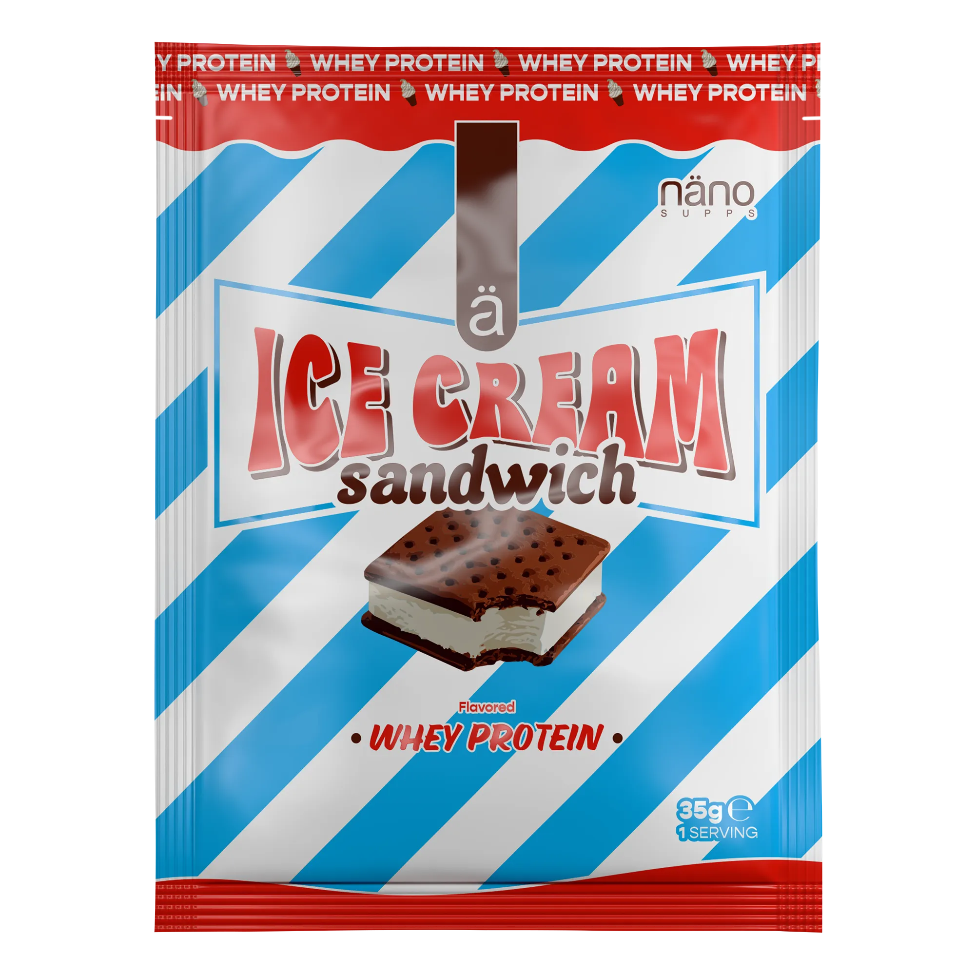 Nanosupps Whey Protein Ice Cream Sandwich 35g