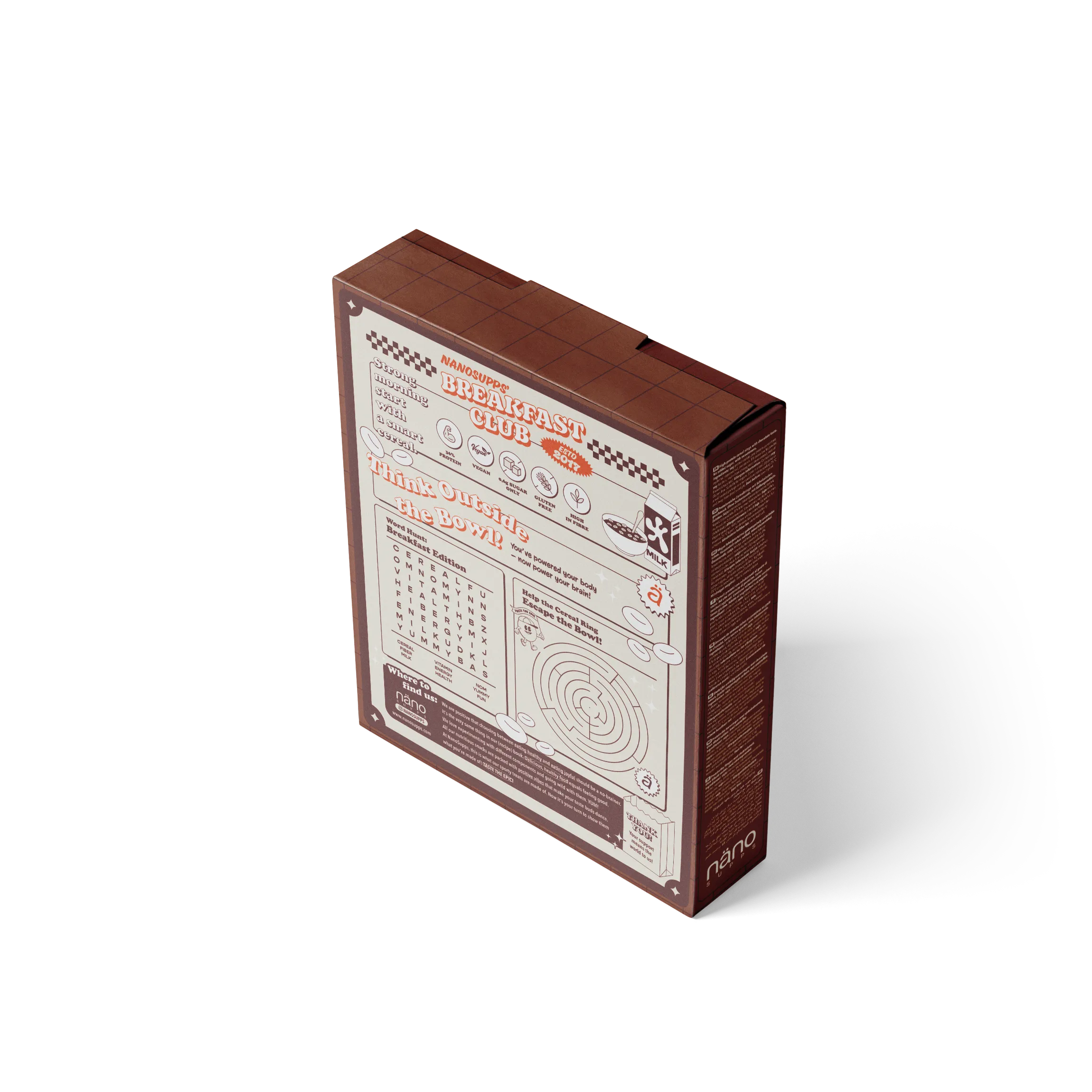 Nanosupps Protein Cereal Chocolate-ring 250g - Image 3