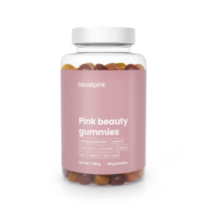 GymBeam Pink Beauty gumivitamin - BeastPink