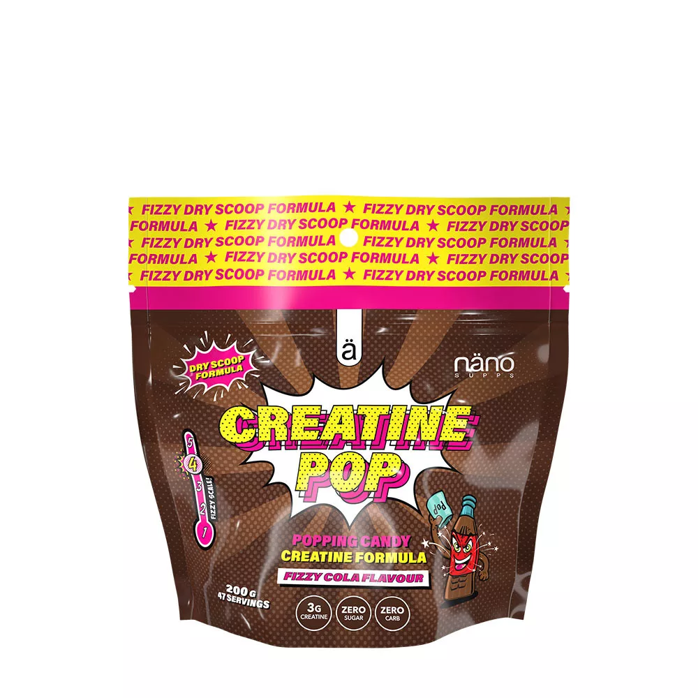 Nanosupps Creatine Pop - Kreatin Pop (200 g, Fizzy cola)